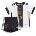 Cheap Germany Leroy Sane #19 Home Football Kit Children World Cup 2022 Short Sleeve (+ pants)